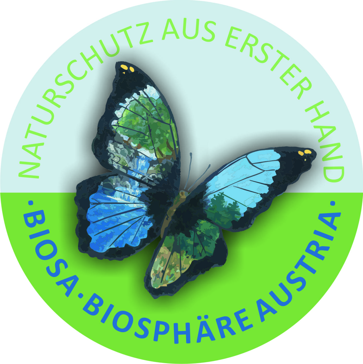 Logo von unserem Partner BIOSA - Biosphäre Austria, dem Verein für dynamischen Naturschutz