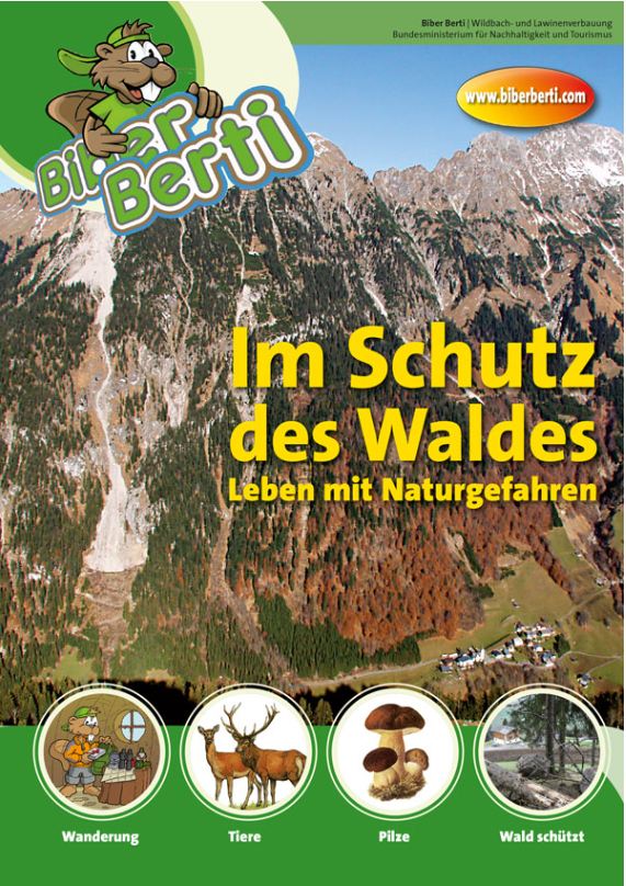 Das Titelblatt zeigt einen hohen bewaldeten Berghang