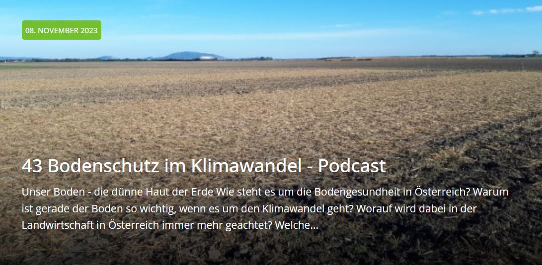 Podcast Standbild: kahler Acker