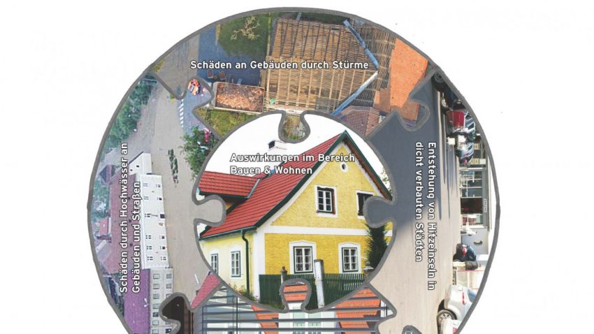 Ein Ausschnitt eines Puzzleteils zum Thema Bauen und Wohnen