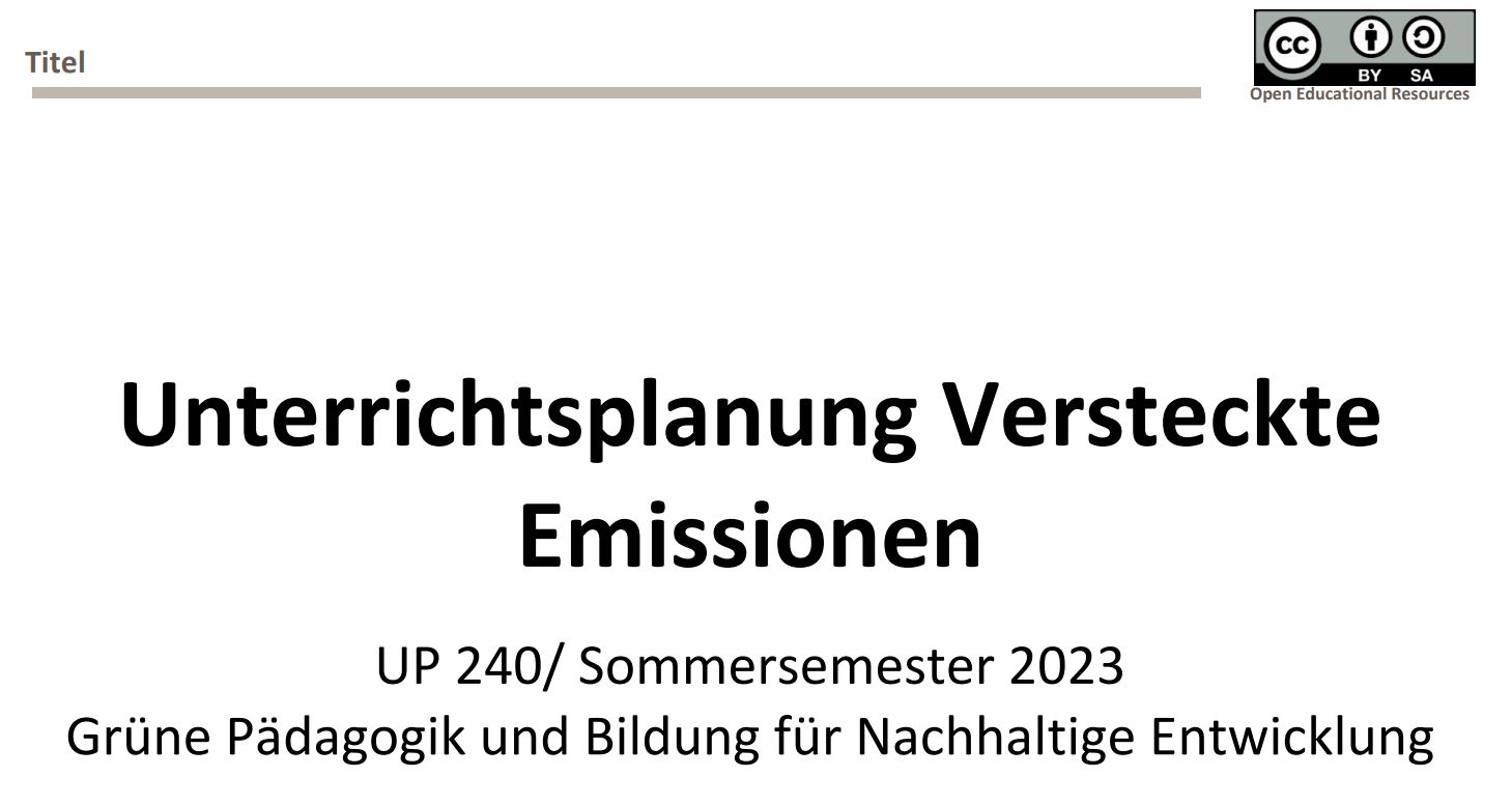 Titelbild der Unterrichtsplanung