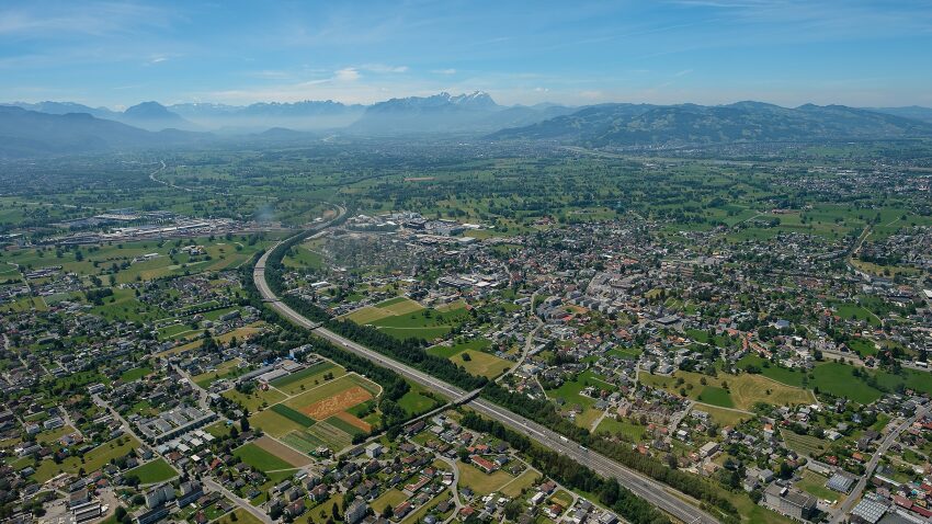Luftansicht einer Stadt