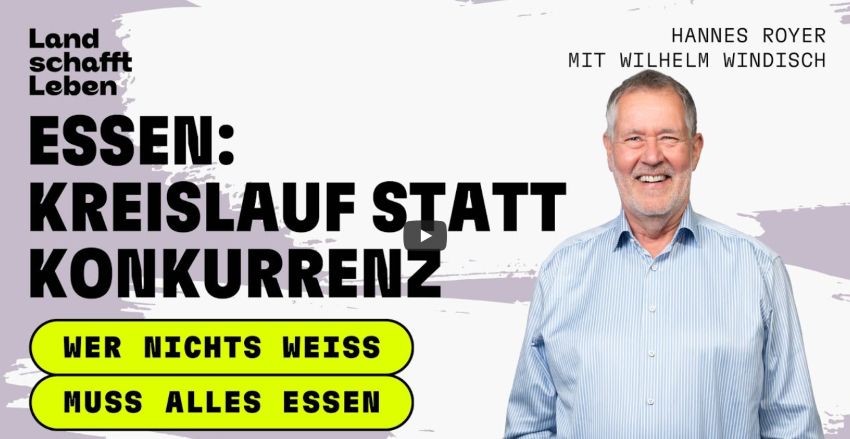 Titelbild vom Podcast zu sehen ist Prof. Dr. Wilhelm Windisch im Portrait