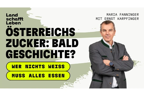 Titelbild vom Podcast zu sehen ist Ernst Karpfinger im Portrait