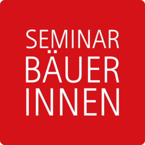 Logo Seminarbäuerinnen mit roten Hintergrund