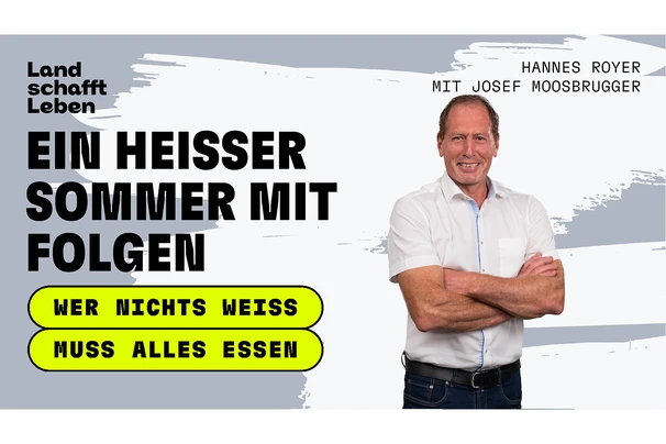 Titelbild vom Podcast 'Wer nichts weiss muss alles essen' - Ein heißer Sommer mit Folgen mit Josef Moosbrugger