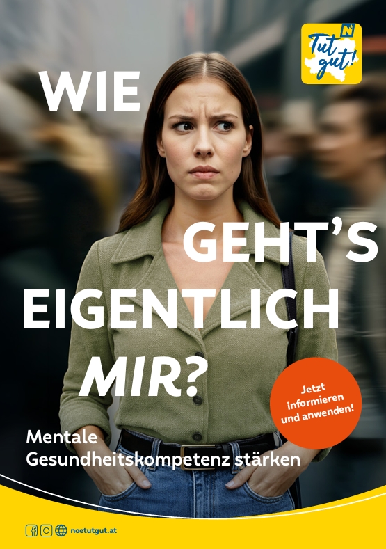 eine Frau die sich Gedanken über ihr eigenes Befinden macht