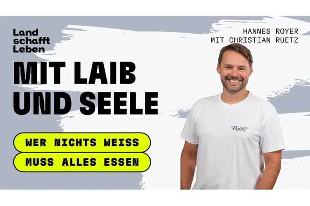 Titelbild vom Podcast 'Wer nichts weiss muss alles essen' - Mit Laib und Seele mit Christian Ruetz 